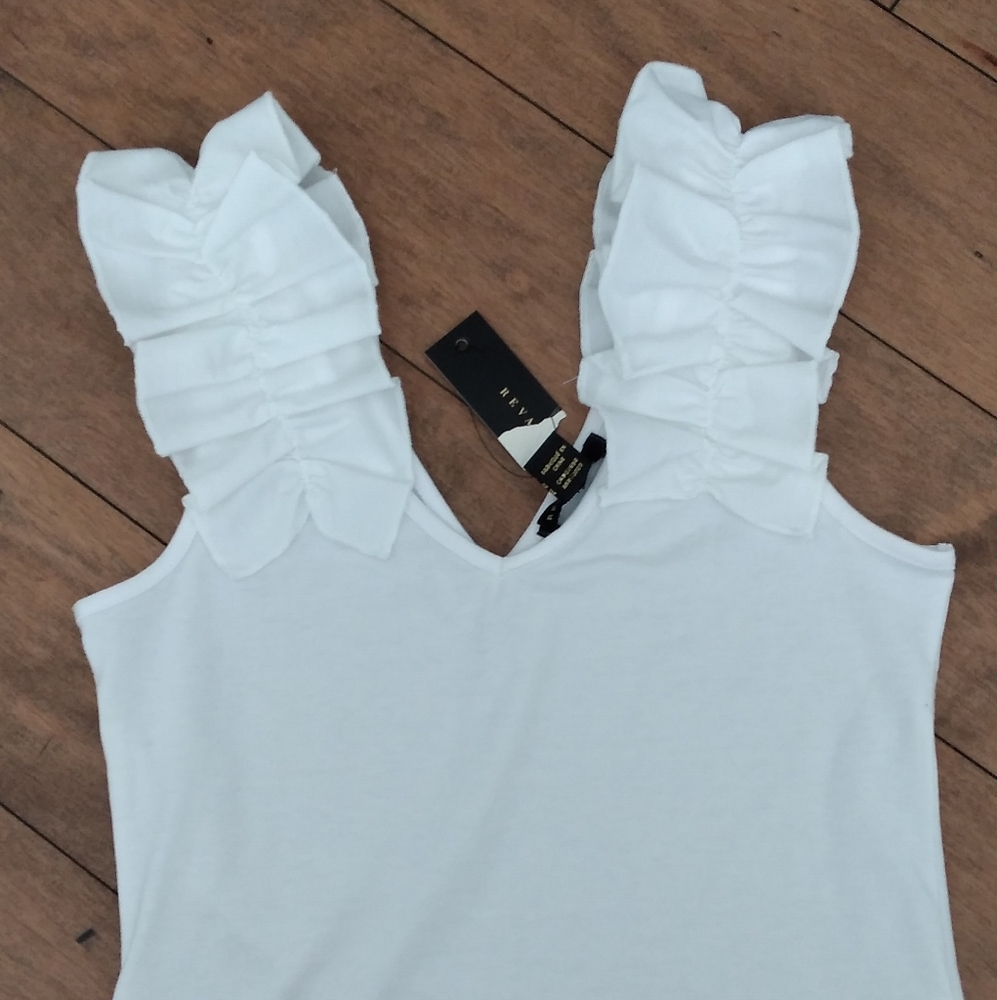 Revamped Ruffle Detail Crop Tank